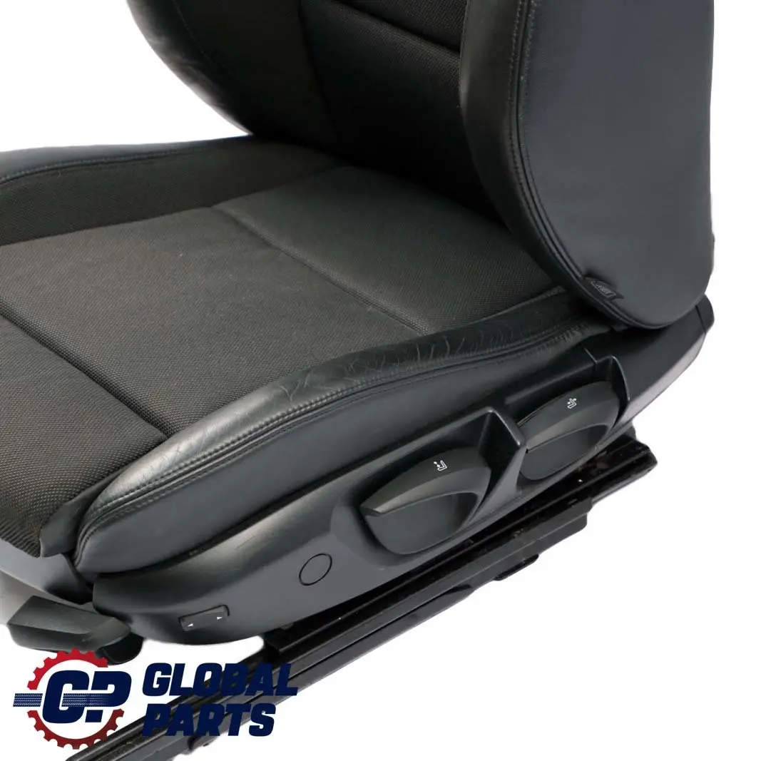 BMW E88 Convertible M Sport Front Left N/S Seat Side Black Fabric / Leather