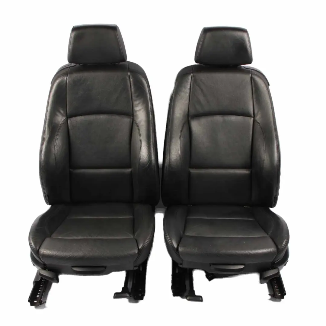 Leather Seats BMW E88 Convertible Heated M Sport Black Boston Seat Door Cards