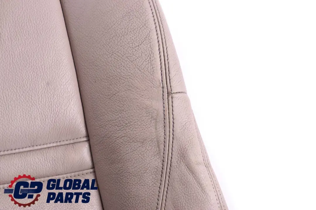 BMW E70 E71 Heated Sport Front Right Seat Backrest Cover Leather Oyster