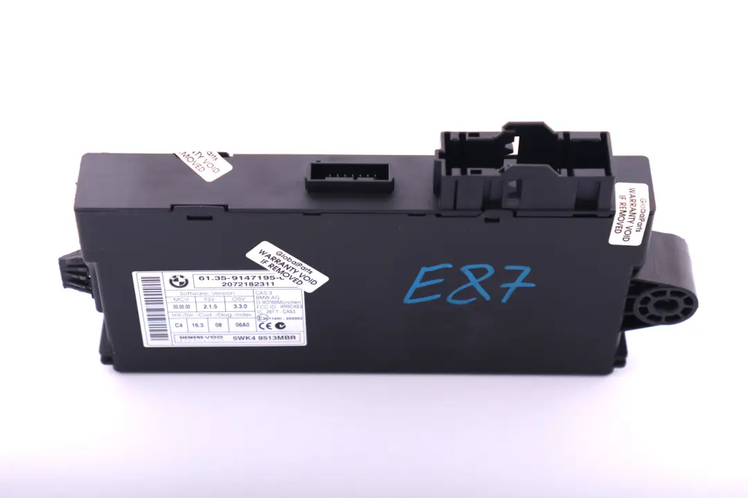 BMW E60 E81 E87 E90 E91 CAS 3 Unidad Control ECU Módulo Lectura Llaves 9147195