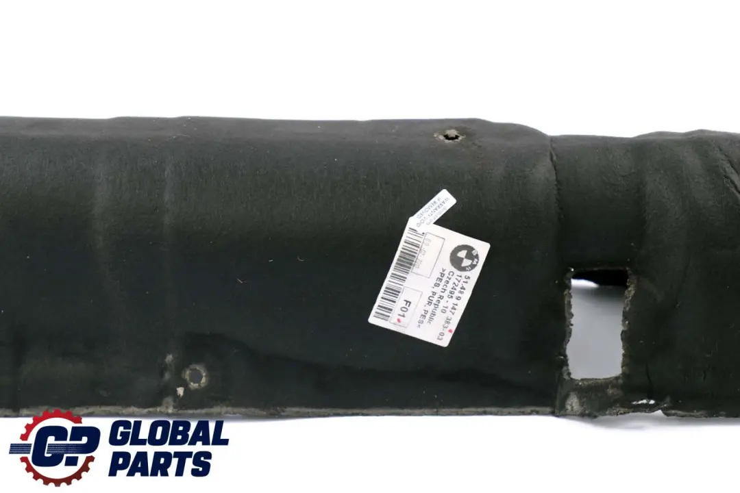 BMW 5 7 Series F01 F07 GT Sound Insulation Insulating Tunnel Rear 9147383