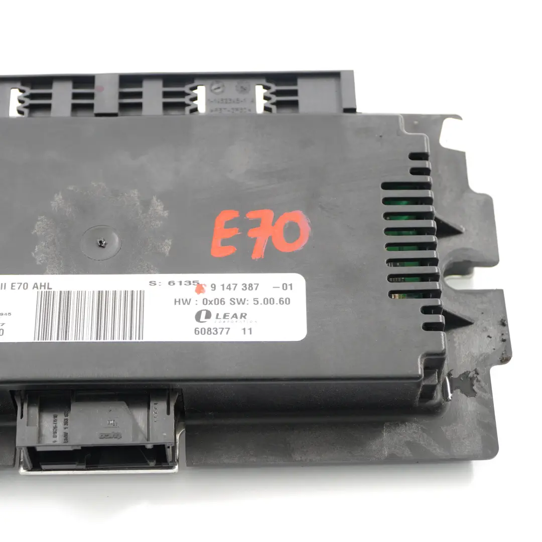 BMW X5 E70 Footwell ECU Luz Unidad de Control Módulo FRM II Lear 9147387