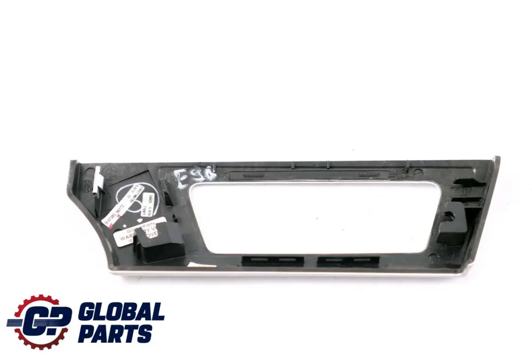 BMW 3 Series E91 E92 Dash Trim Cover Right O/S Aluminium Feinschliff 9147392