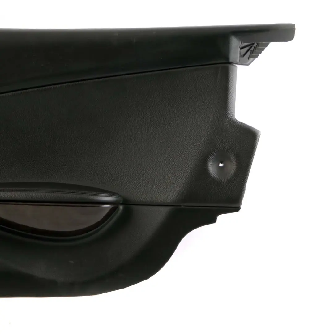 BMW 6 E63 Coupe Rear Right O/S Lateral Trim Panel Leather Dakota Black