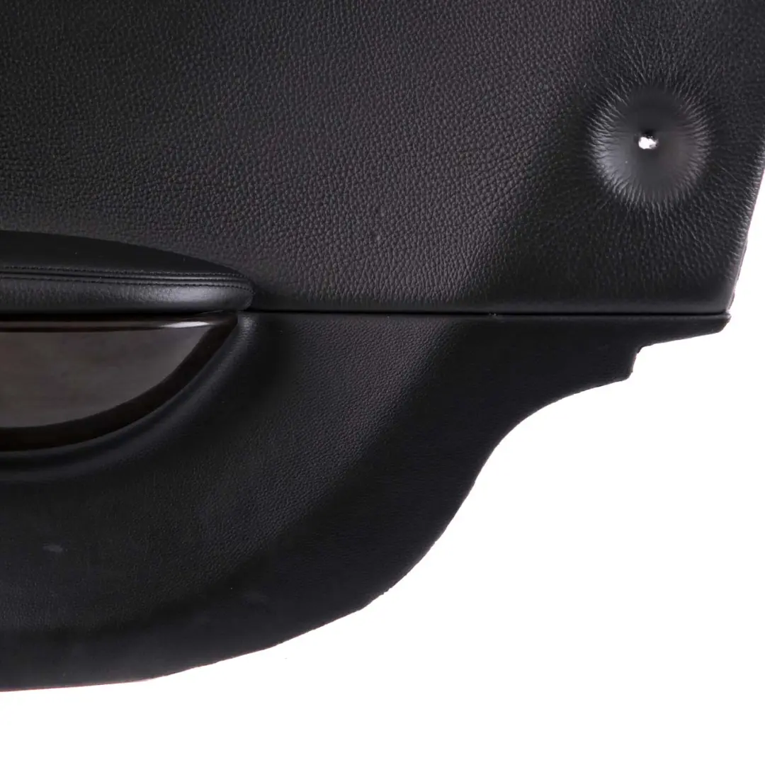 BMW 6 E63 Coupe Rear Right O/S Lateral Trim Panel Leather Dakota Black