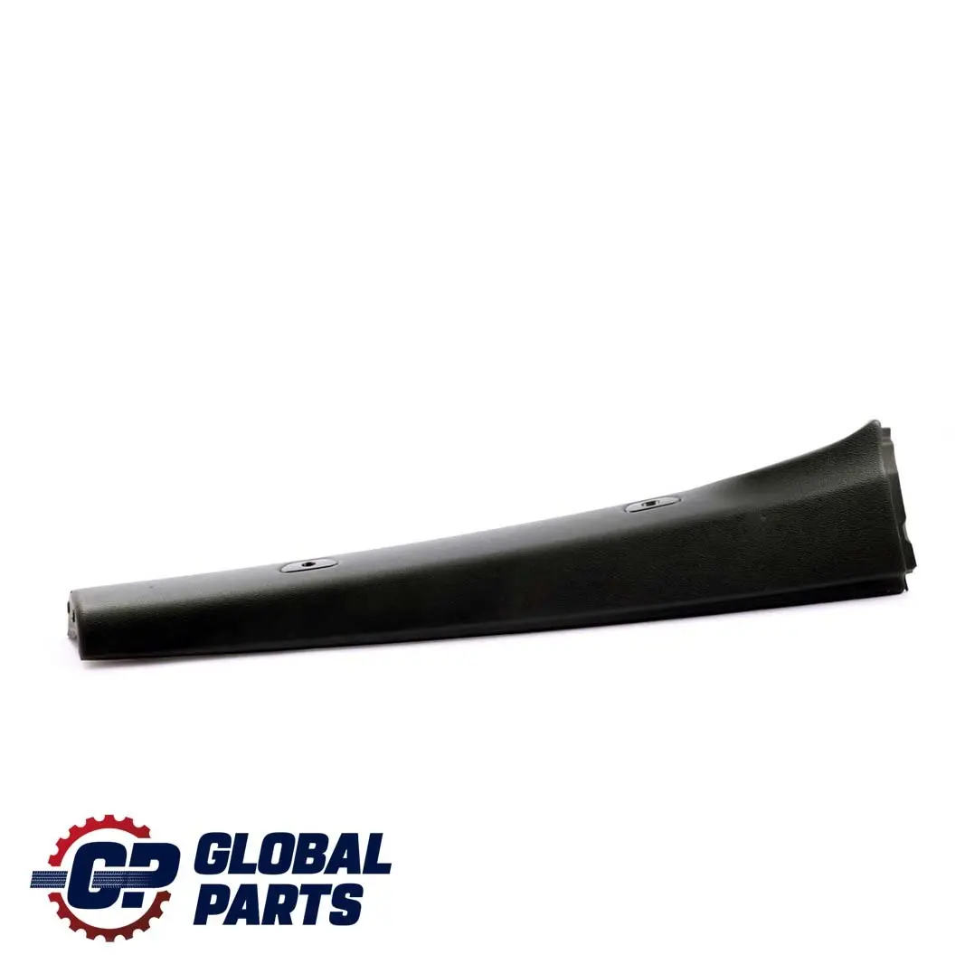 BMW E93 Cabrio Trasero Izquierdo Lateral Railing Trim Panel Cuero Negro