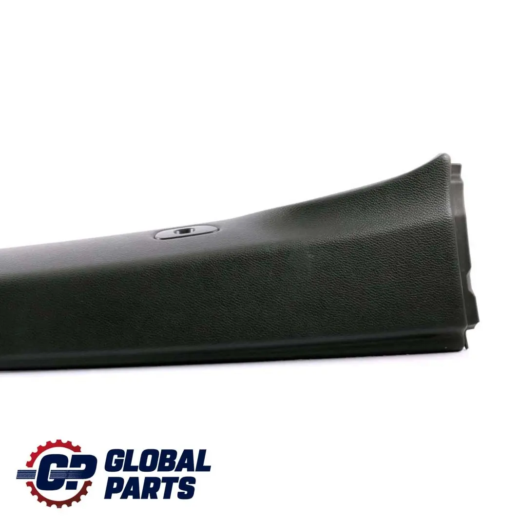 BMW E93 Cabrio Trasero Izquierdo Lateral Railing Trim Panel Cuero Negro