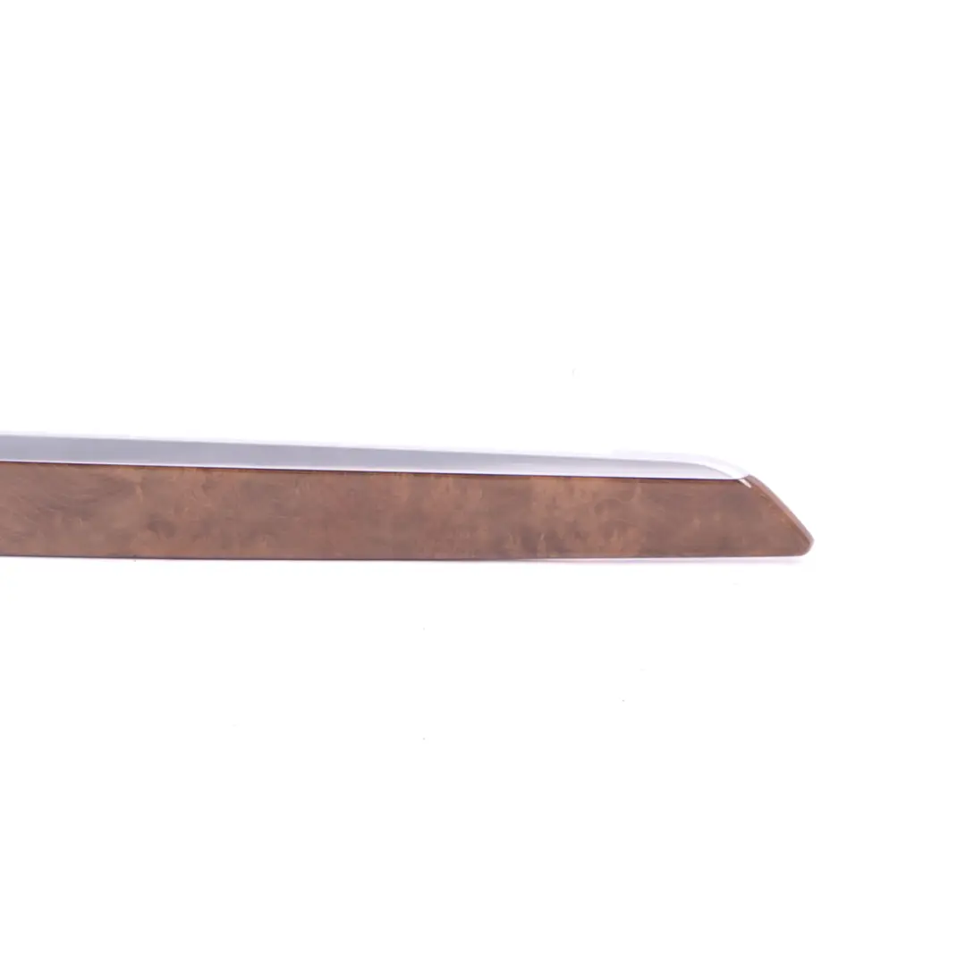 Trim Strip Door BMW F01 Rear Left N/S Cover Wood Ash Beige High Gloss 9151211