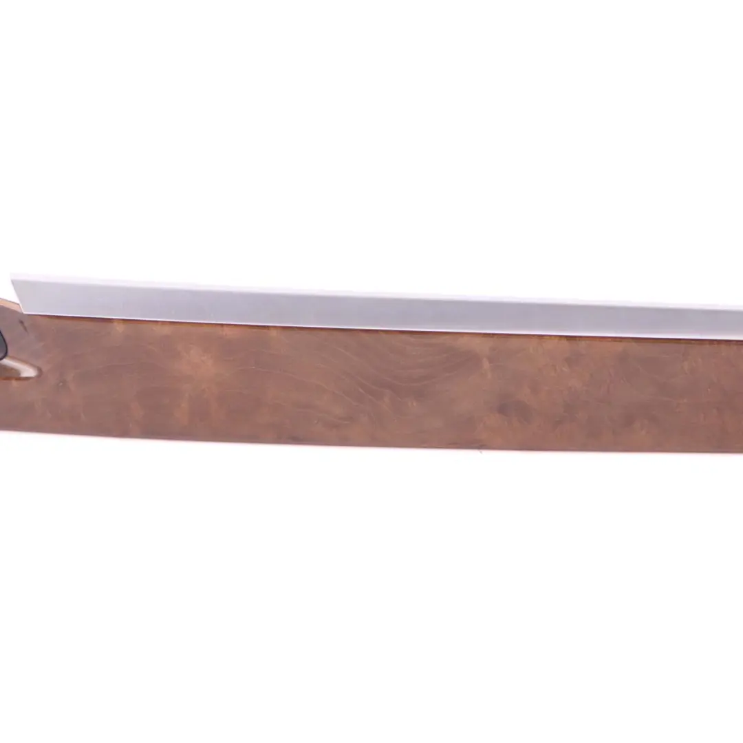 Trim Strip Door BMW F01 Rear Left N/S Cover Wood Ash Beige High Gloss 9151211