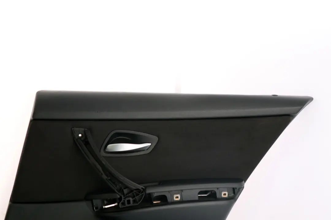 BMW E90 2 Negro Tela Trasera Derecha O / Tarjeta De Puerta Forro Tela Panel Trim