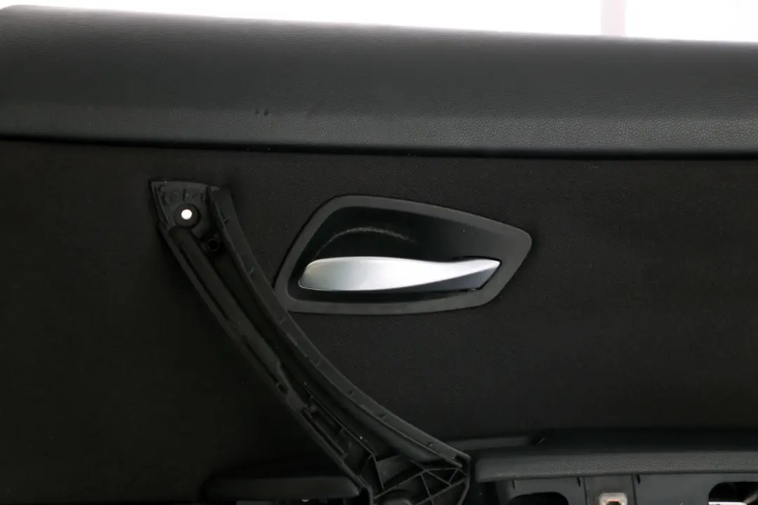 BMW E90 2 Negro Tela Trasera Derecha O / Tarjeta De Puerta Forro Tela Panel Trim