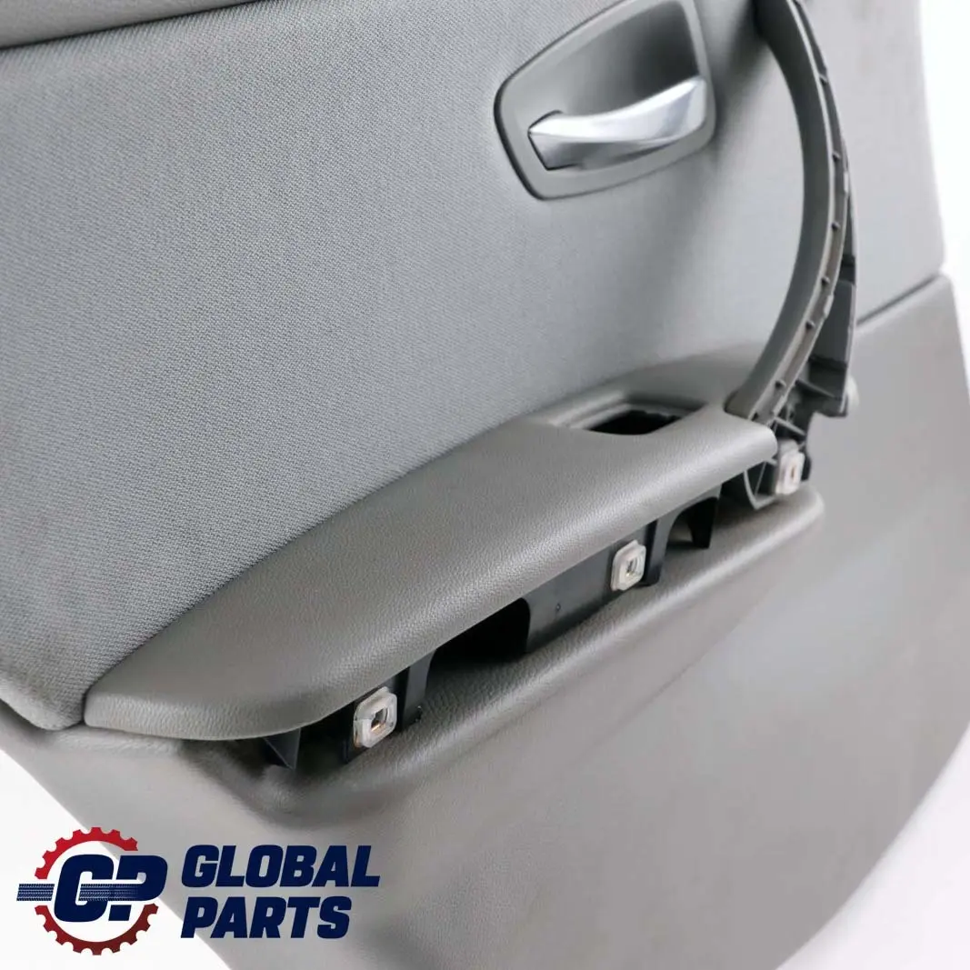 BMW 3 Series 1 E90 Grey Cloth Rear Left N/S Door Card Lining Cloth Trim Panel