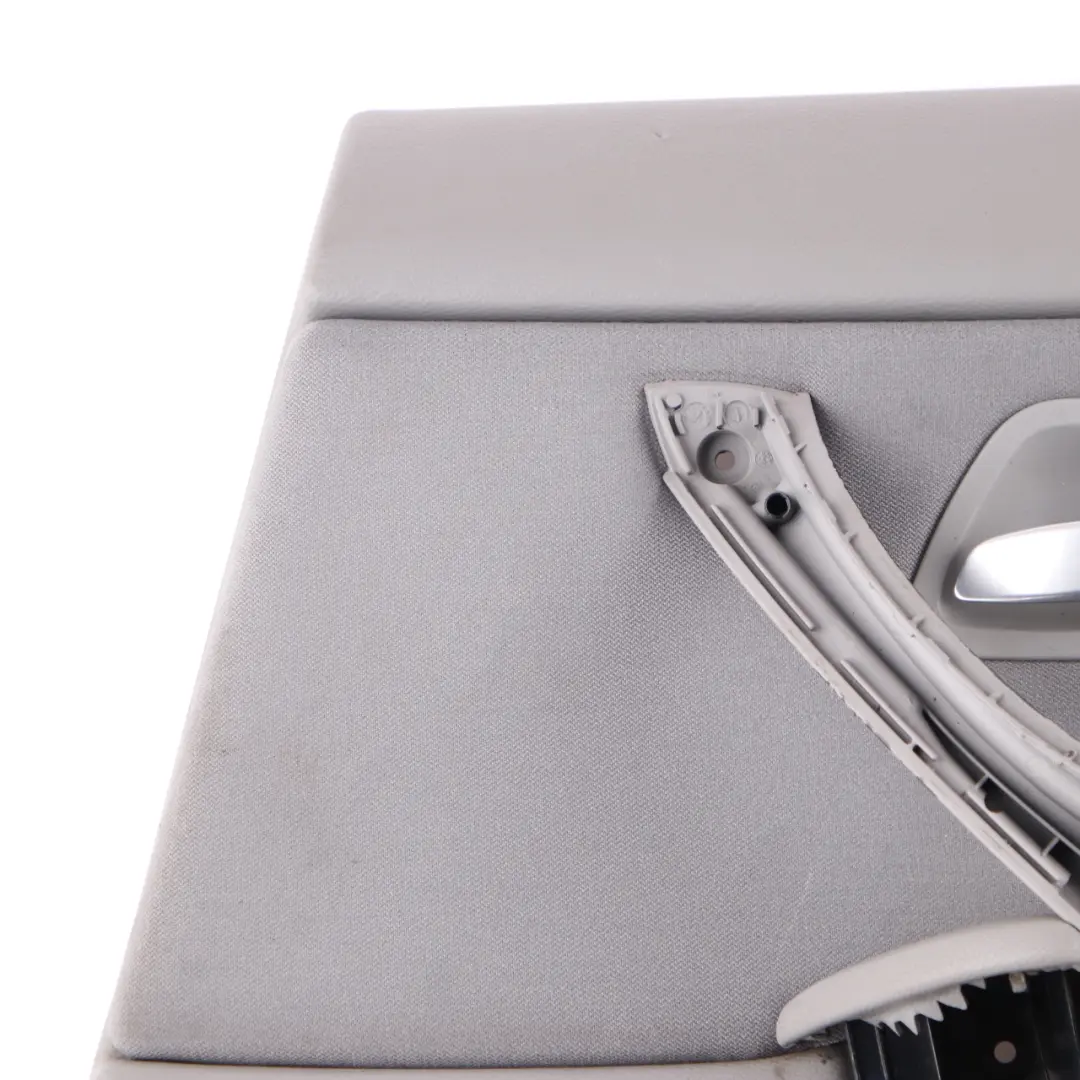 BMW E90 Door Card Rear Right O/S Door Lining Grey Cloth Trim Panel 9152362