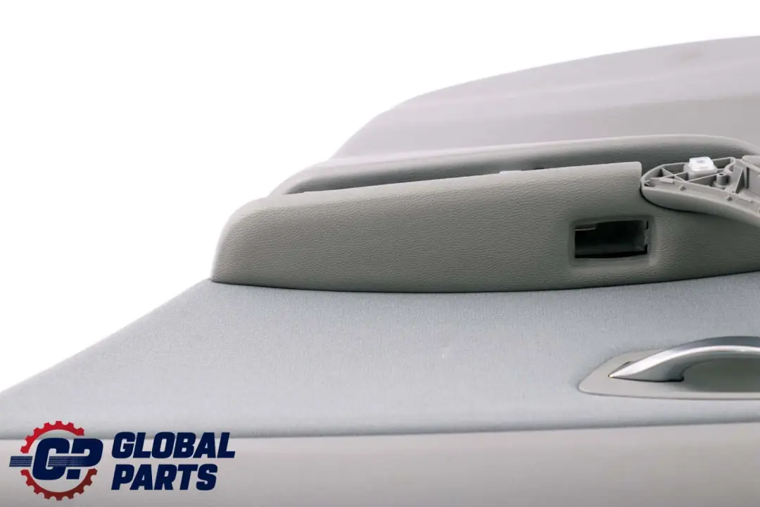 BMW E90 Trasera Derecha O / S Tarjeta De Puerta Forro Tela Gris Panel De Ajuste