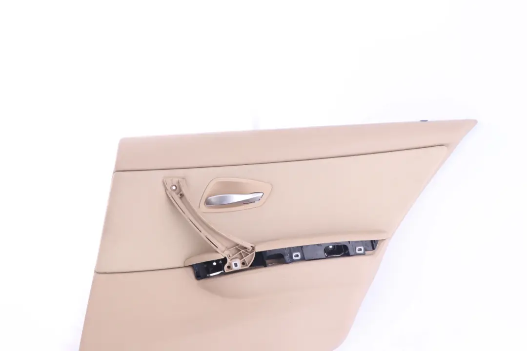 BMW 3 Series E90 1 Rear Right O/S Beige Door Card Lining Cloth Trim Panel