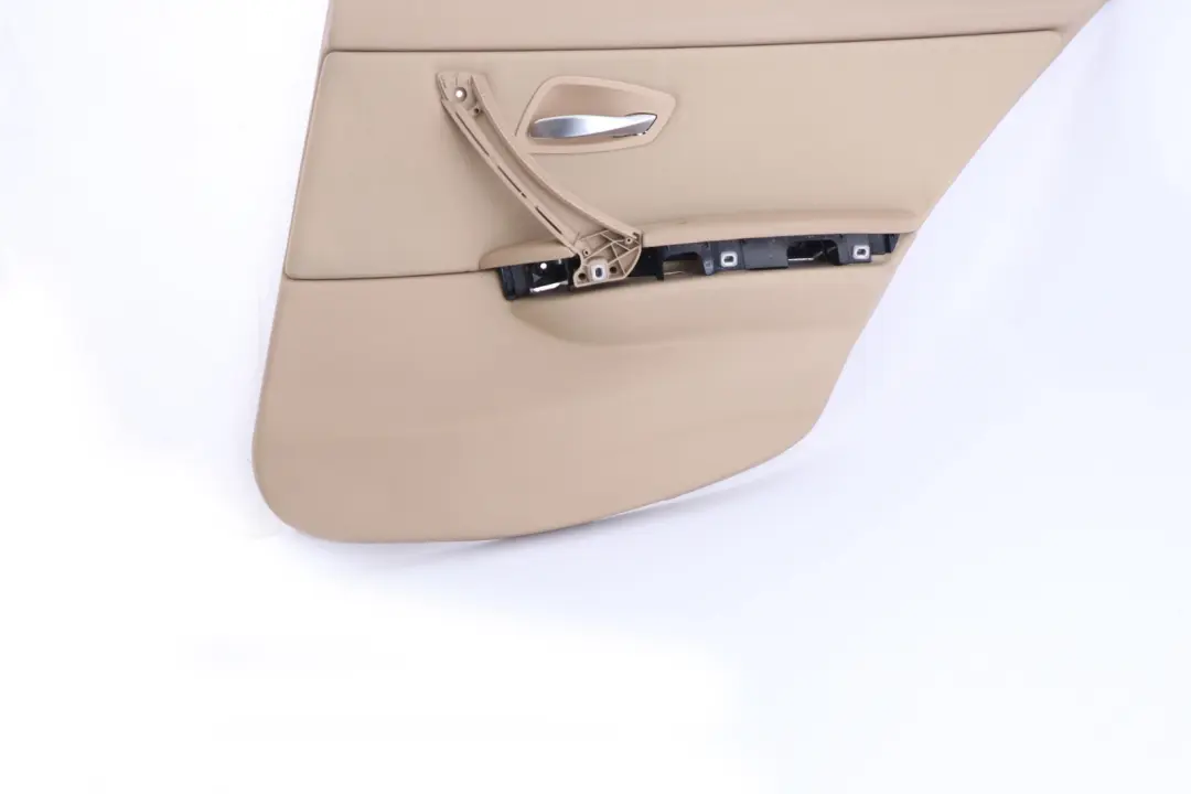 BMW 3 Series E90 Rear Right O/S Beige Door Card Lining Cloth Trim Panel