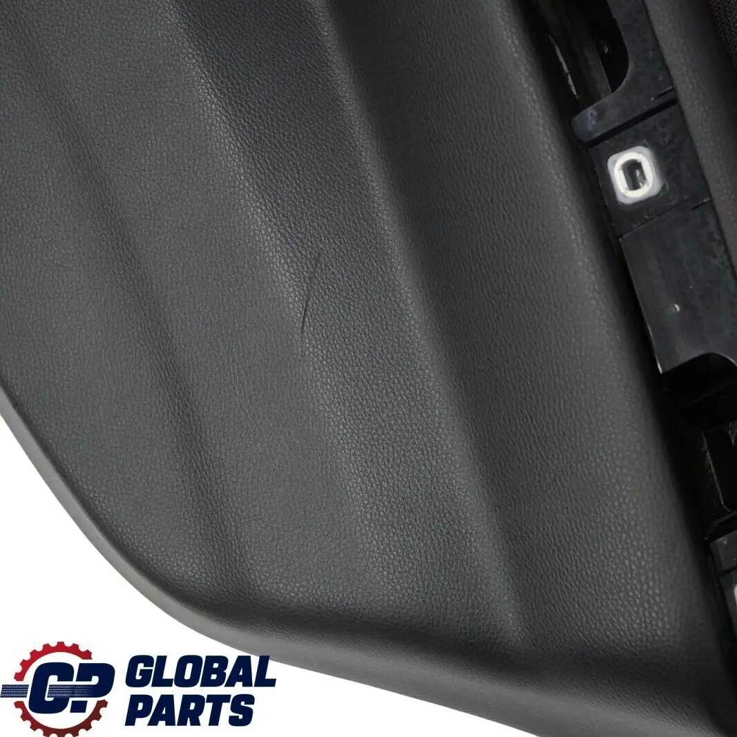 BMW E90 Trasera Derecha O / S Tarjeta De Puerta De tela Citrus Negro Trim Panel