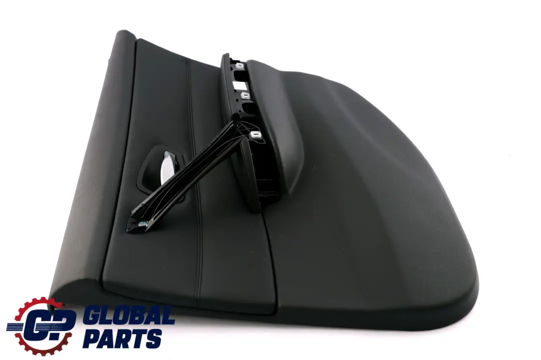 BMW E90 Forro De La tarjeta De puerta De cuero negro del panel trasero derecho S