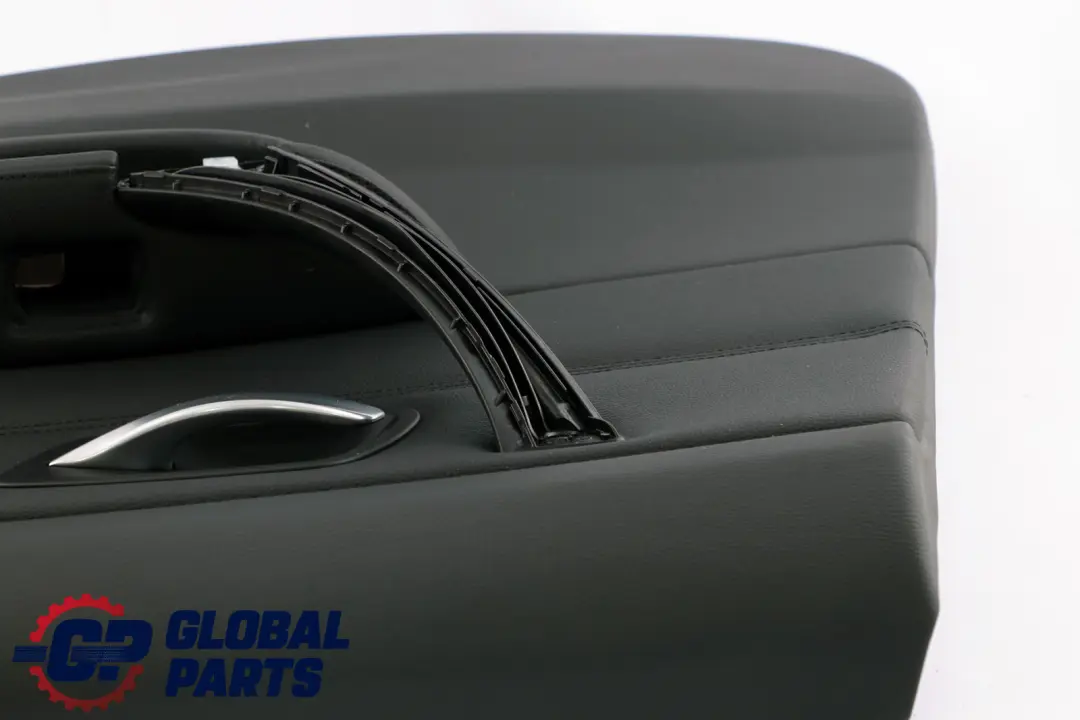 BMW E90 Forro De La tarjeta De puerta De cuero negro del panel trasero derecho S