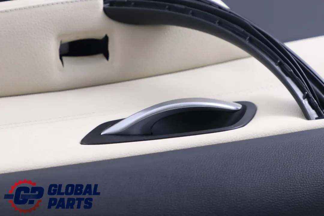 BMW E90 Trasera Derecha Tarjeta de Puerta Forro Cuero Limón Panel Trim