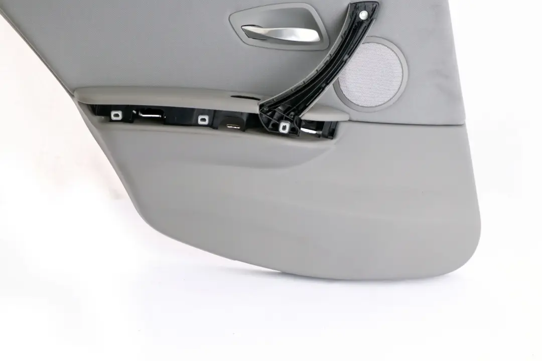 BMW E90 E91 Gris Tela Trasera Izquierda Tarjeta Puerta Forro Embellecedor Panel