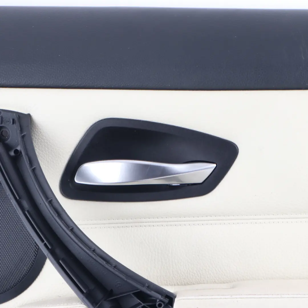 BMW 3 Series E90 E91 Rear Right O/S Door Card Leather Lemon Trim Panel