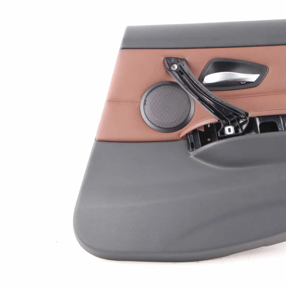 Door Card BMW E90 E91 LCI Rear Right Door Panel HiFi O/S Leather Dakota Terra