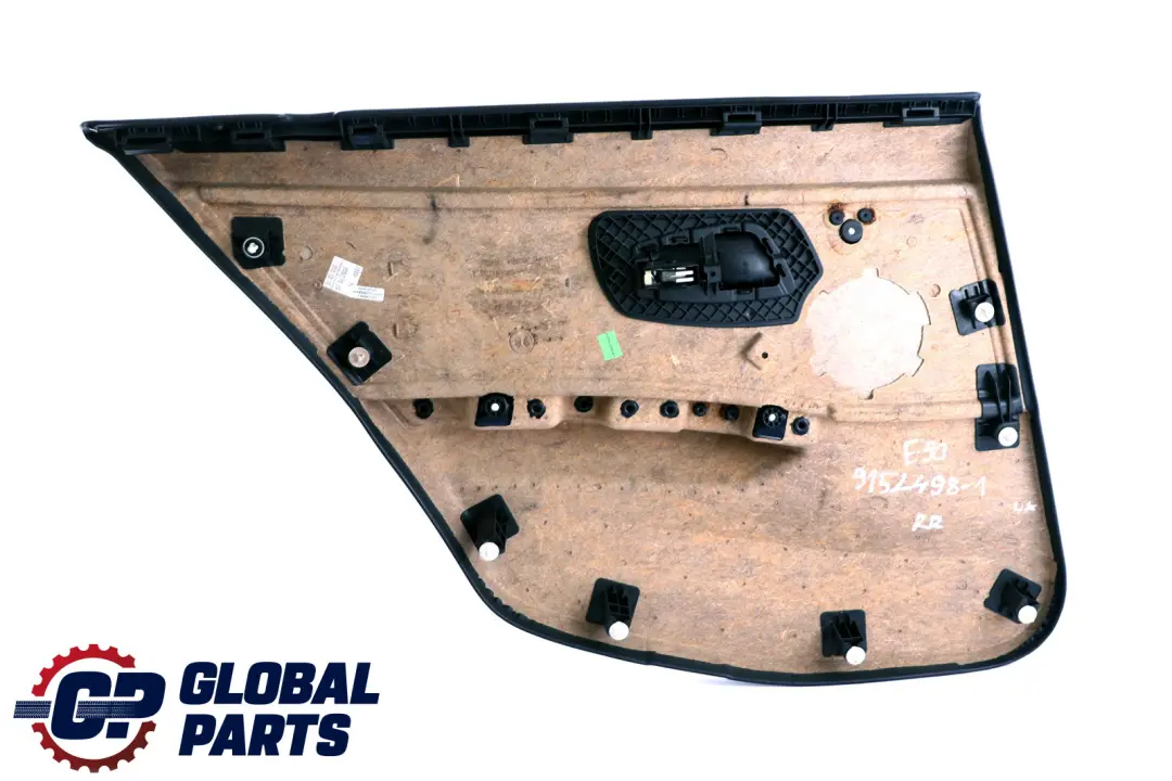 BMW E90 Tapicerka boczek drzwi prawy tył alcantara