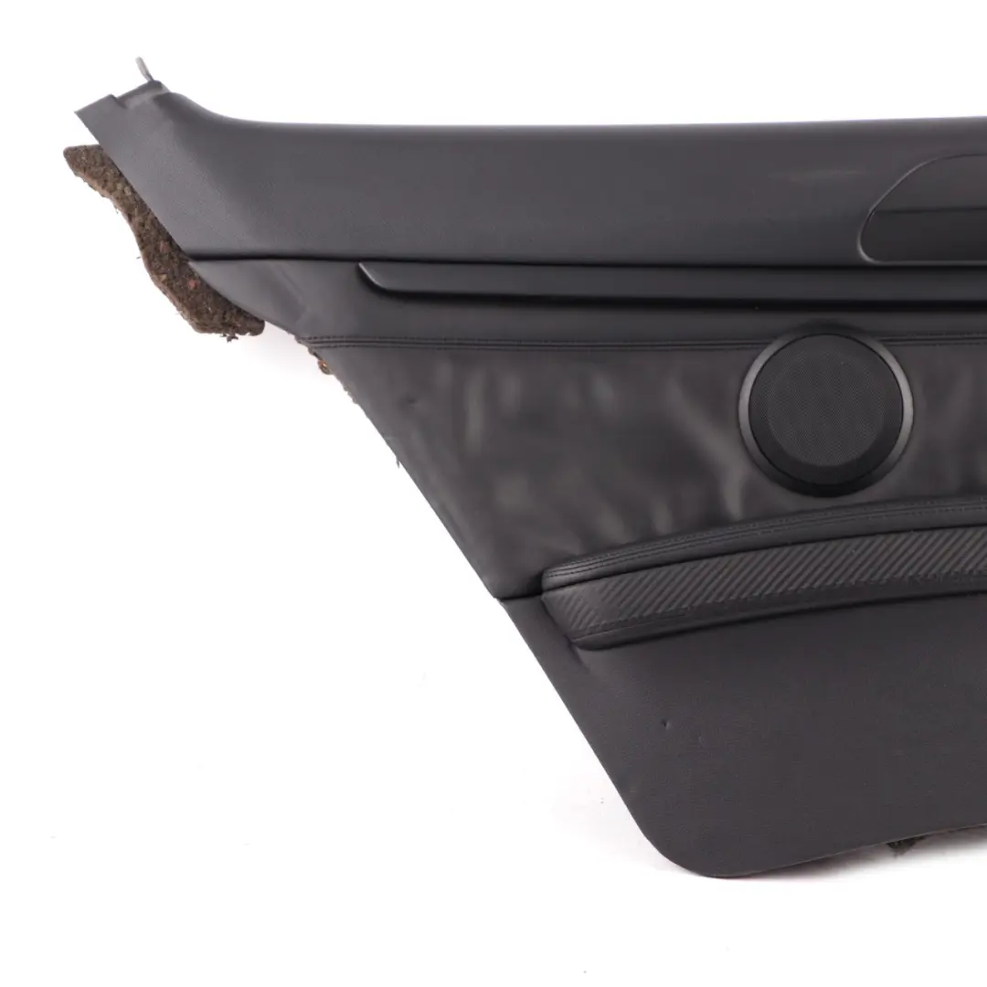 BMW E92 M3 Coupe Rear Left N/S Lateral Trim Panel Lining Black Leather