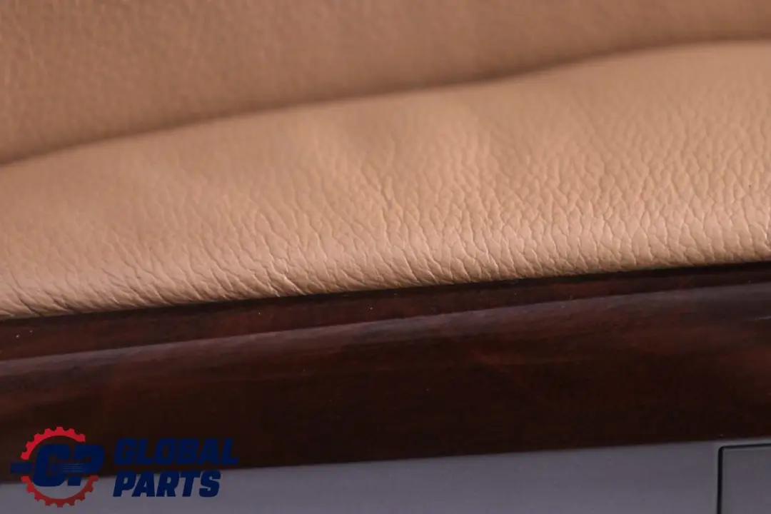 BMW 7 Beige E65 E66 Rear Left N/S Door Card Leather Beige Lining Trim