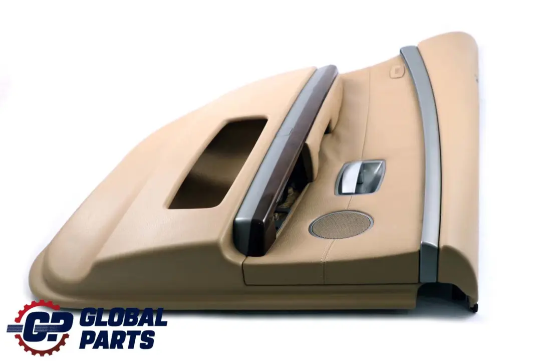 BMW 7 Beige E65 E66 Rear Left N/S Door Card Leather Beige Lining Trim