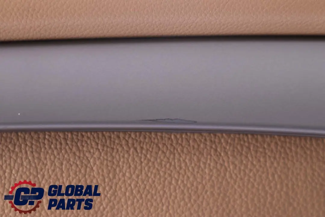 BMW Beige E65 E66 Trasera Derecha Tarjeta De Puerta De cuero Beige Forro Trim