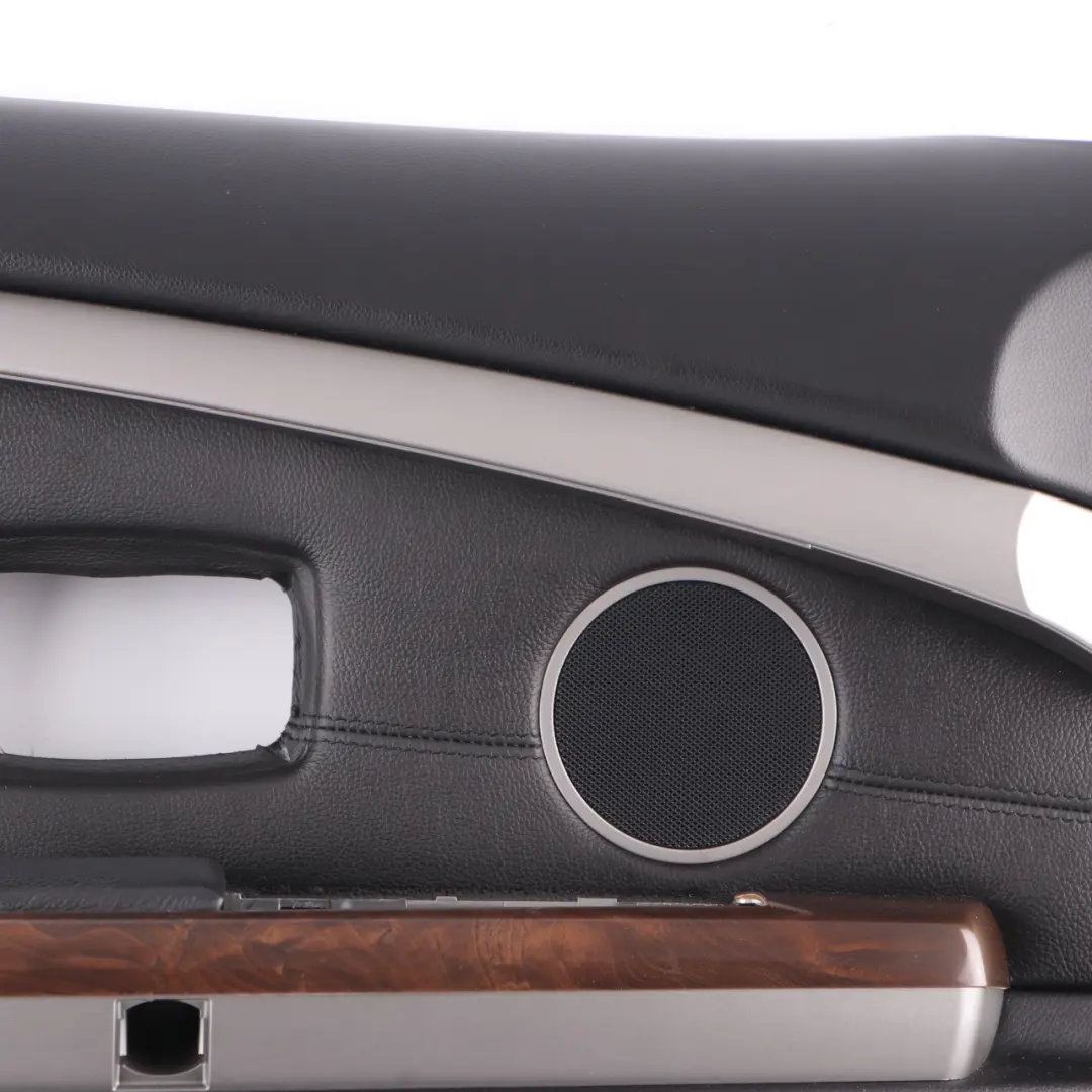 BMW E65 E66 Door Card Front Left N/S Door Lining Trim Leather Nasca Black