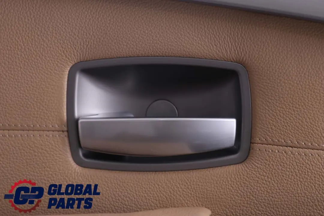 BMW 7 er E65 E66 Türverkleidung Abdeckung Vorne Links Leder Nasca Beige