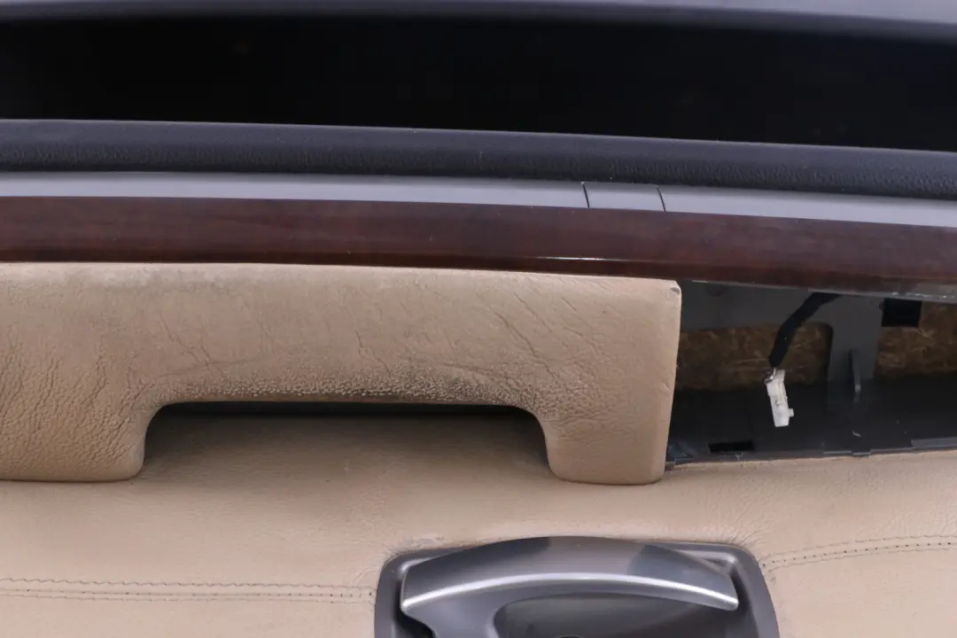 BMW 7 er E65 E66 Türverkleidung Vorne Rechts Leder Cream Beige