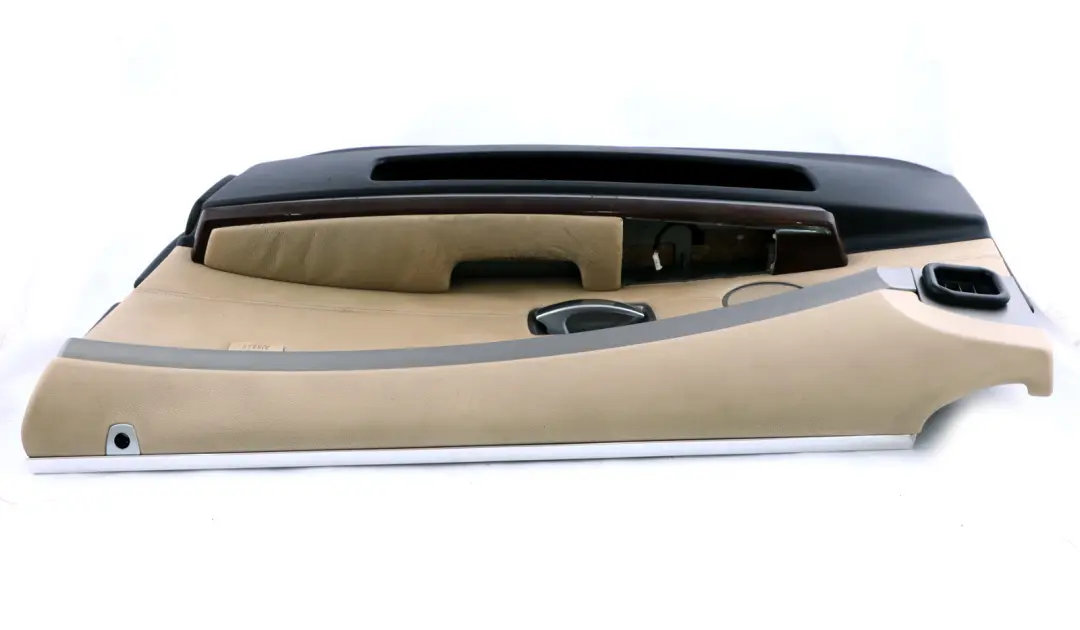 BMW 7 er E65 E66 Türverkleidung Vorne Rechts Leder Cream Beige