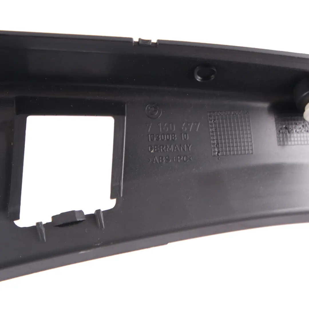 BMW E91 LCI Cubremanillar Columna D Izquierda Cubrepanel Schwarz Negro 9155737