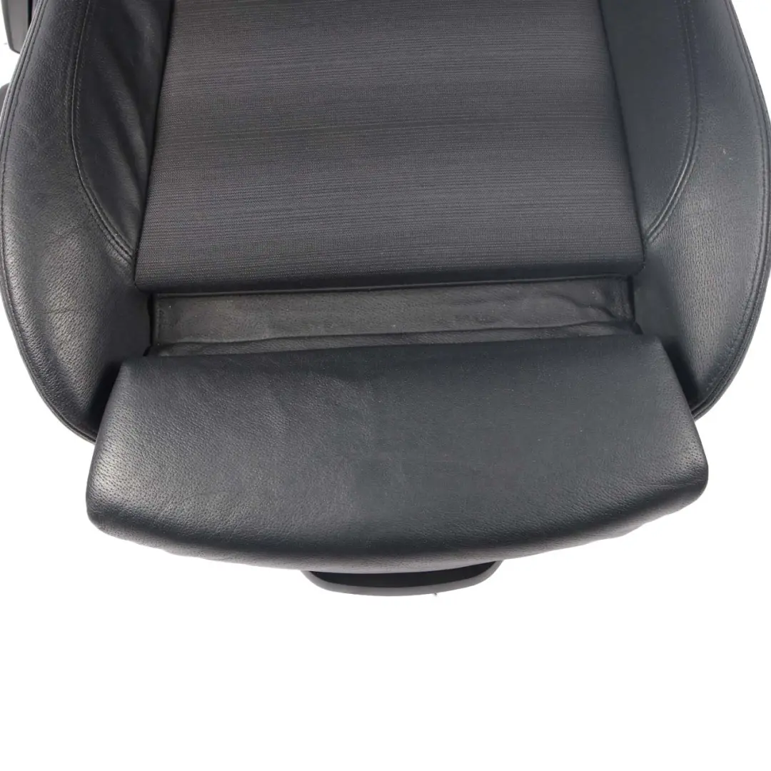 BMW E90 E91 M Sport Black Leather / Cloth Interior Front Right O/S Seat Citrus