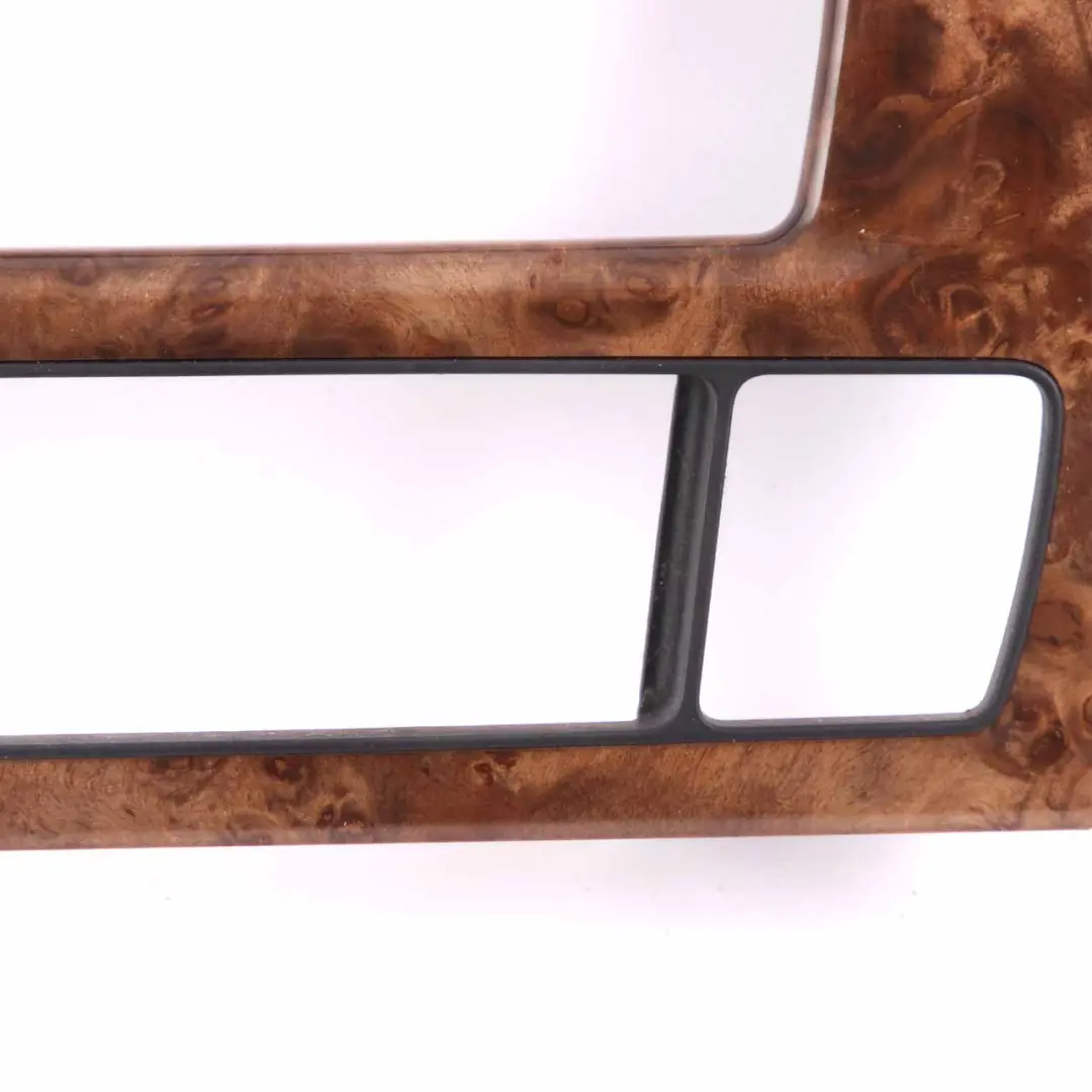 BMW E60 E61 LCI Cover Trim Panel Dashboard Frame Wood Poplar Light