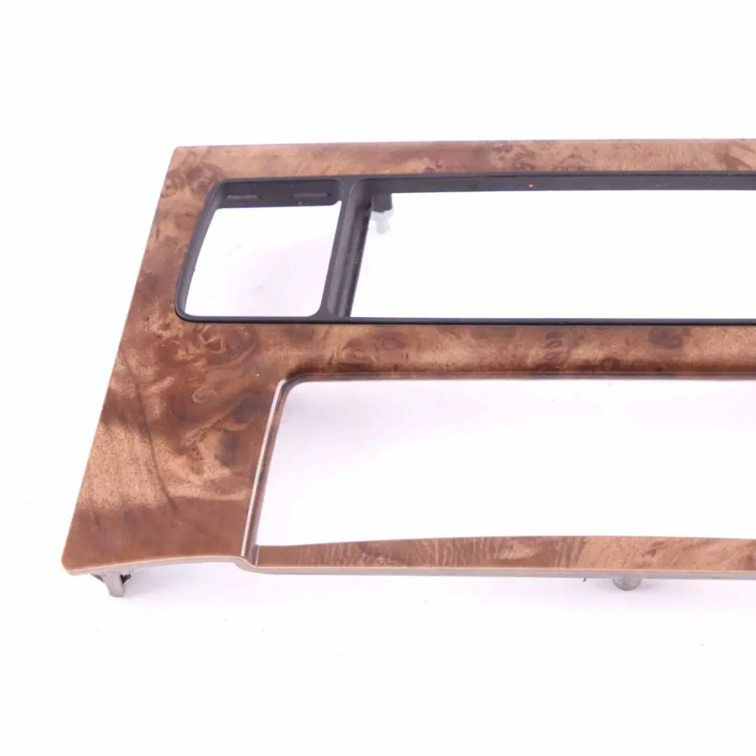 BMW E60 E61 LCI Cover Trim Panel Dashboard Frame Wood Poplar Light