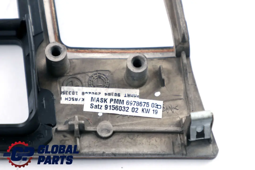 BMW 5 er E60 E61 LCI Blende I-Tafel Holz Pappel Dunkel 9156032