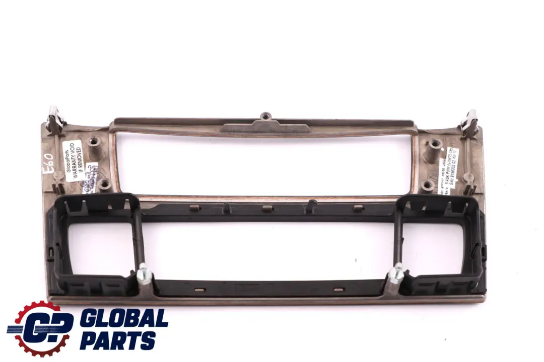 BMW 5 er E60 E61 LCI Blende I-Tafel Holz Pappel Dunkel 9156032