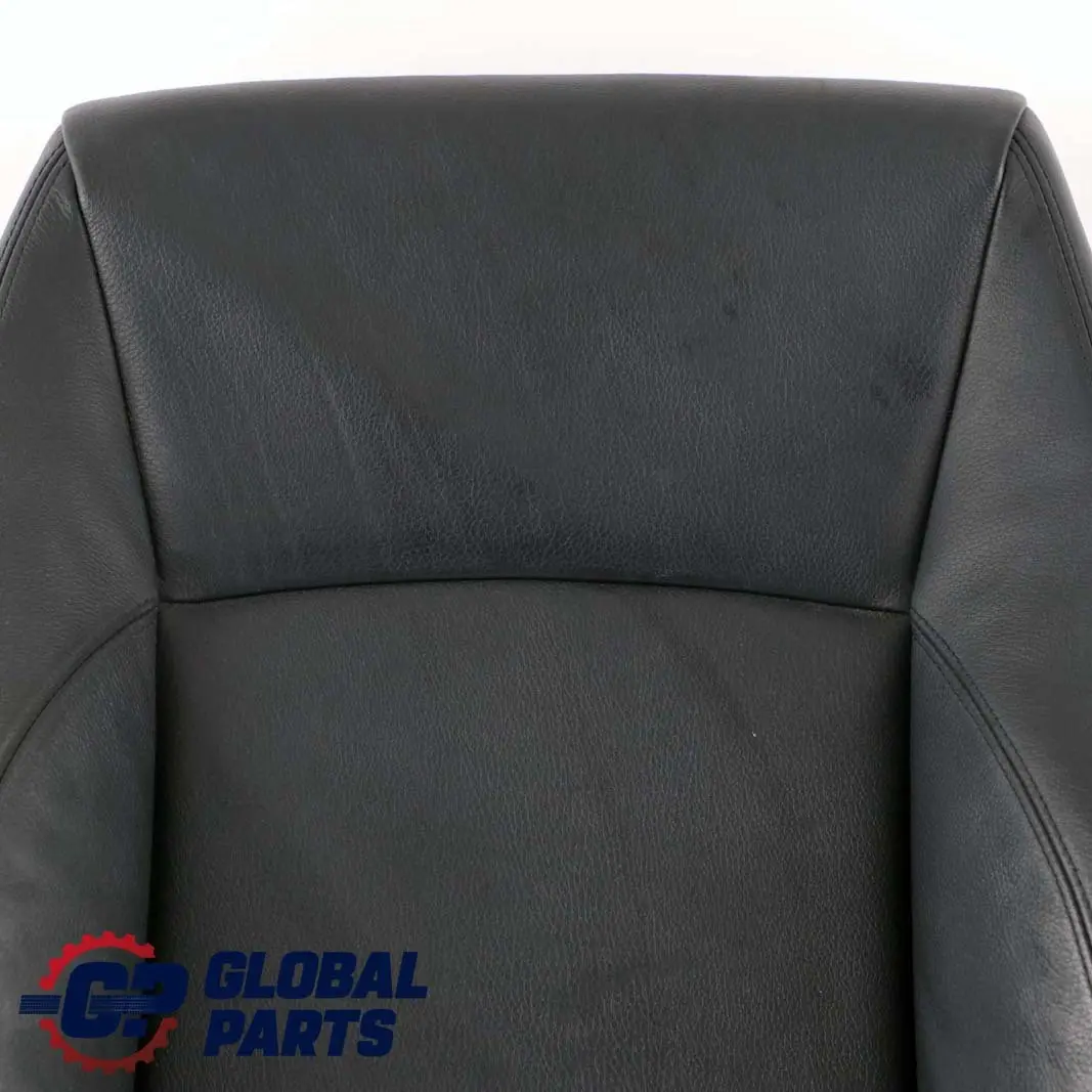 BMW 3 Series E90 E91 Front Left N/S Sport Seat Backrest Cover Leather Black