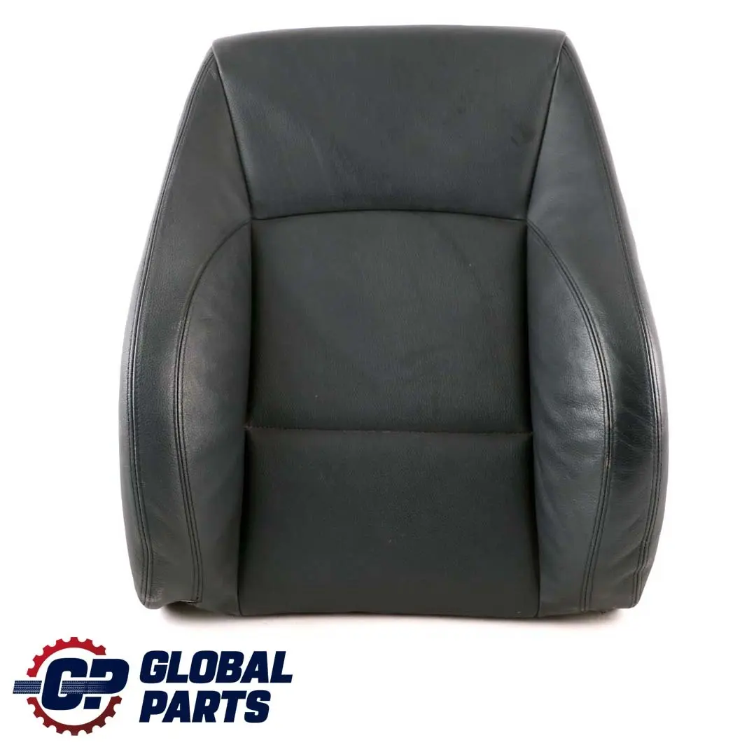 BMW 3 Series E90 E91 Front Left N/S Sport Seat Backrest Cover Leather Black