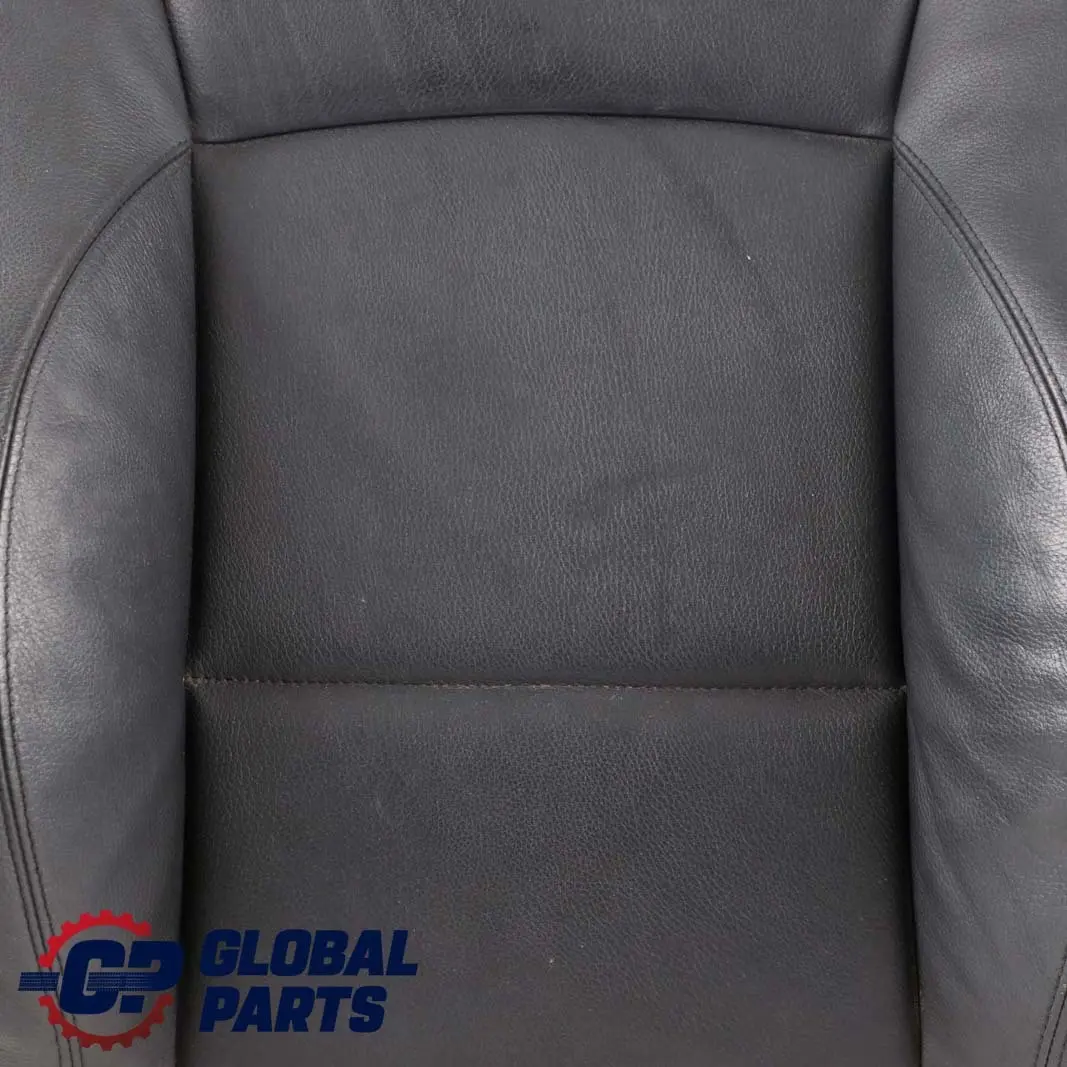 BMW 3 Series E90 E91 Front Left N/S Sport Seat Backrest Cover Leather Black