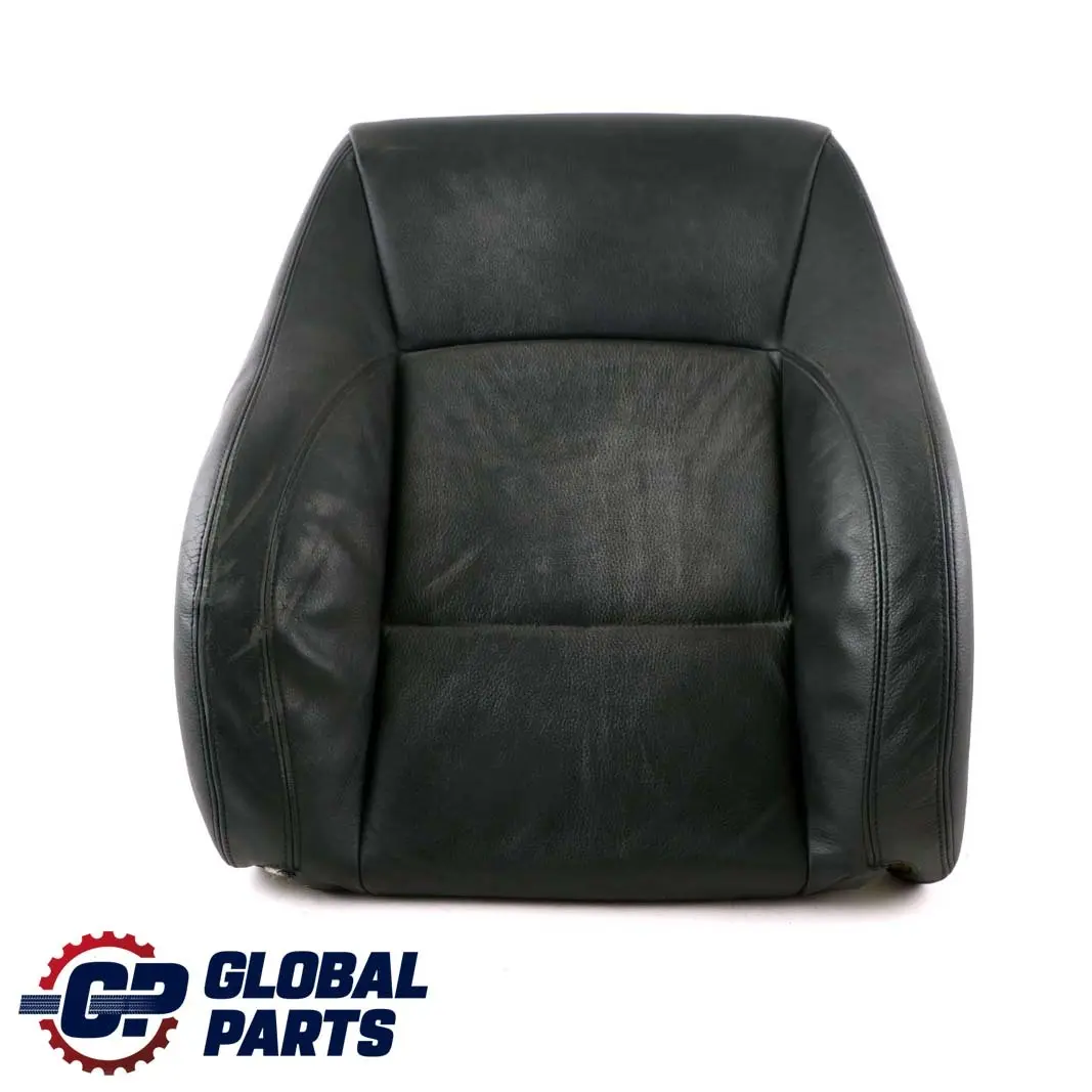 BMW 3 Series E90 E91 Front Right O/S Sport Seat Backrest Cover Leather Black