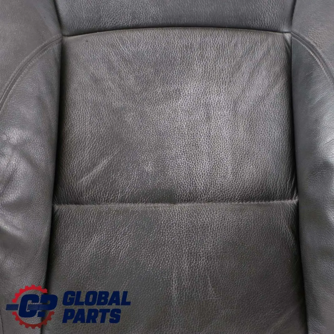 BMW 3 Series E90 E91 Front Right O/S Sport Seat Backrest Cover Leather Black