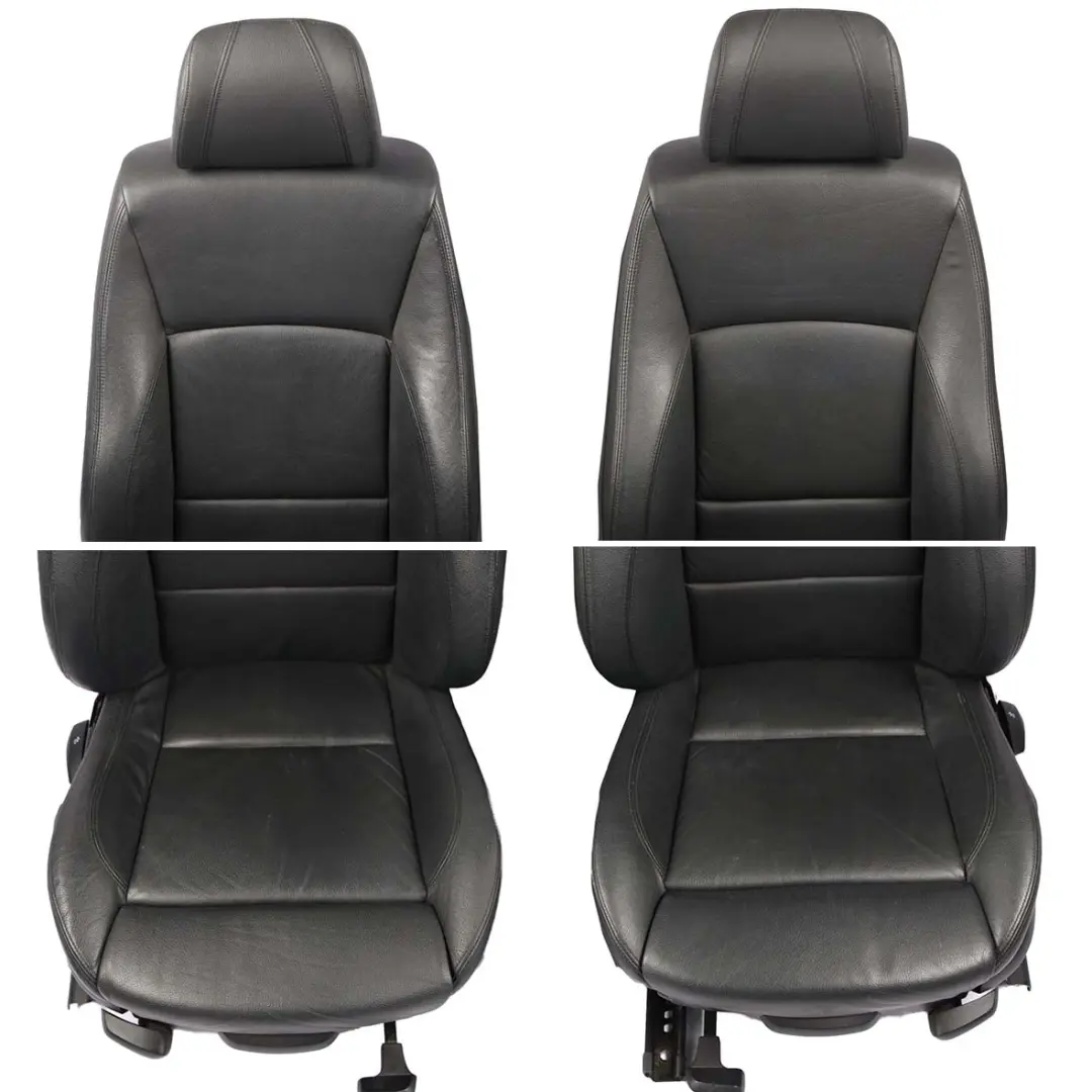 Leather Seats BMW E91 Touring Sport Black Front Rear Seat Door Cards