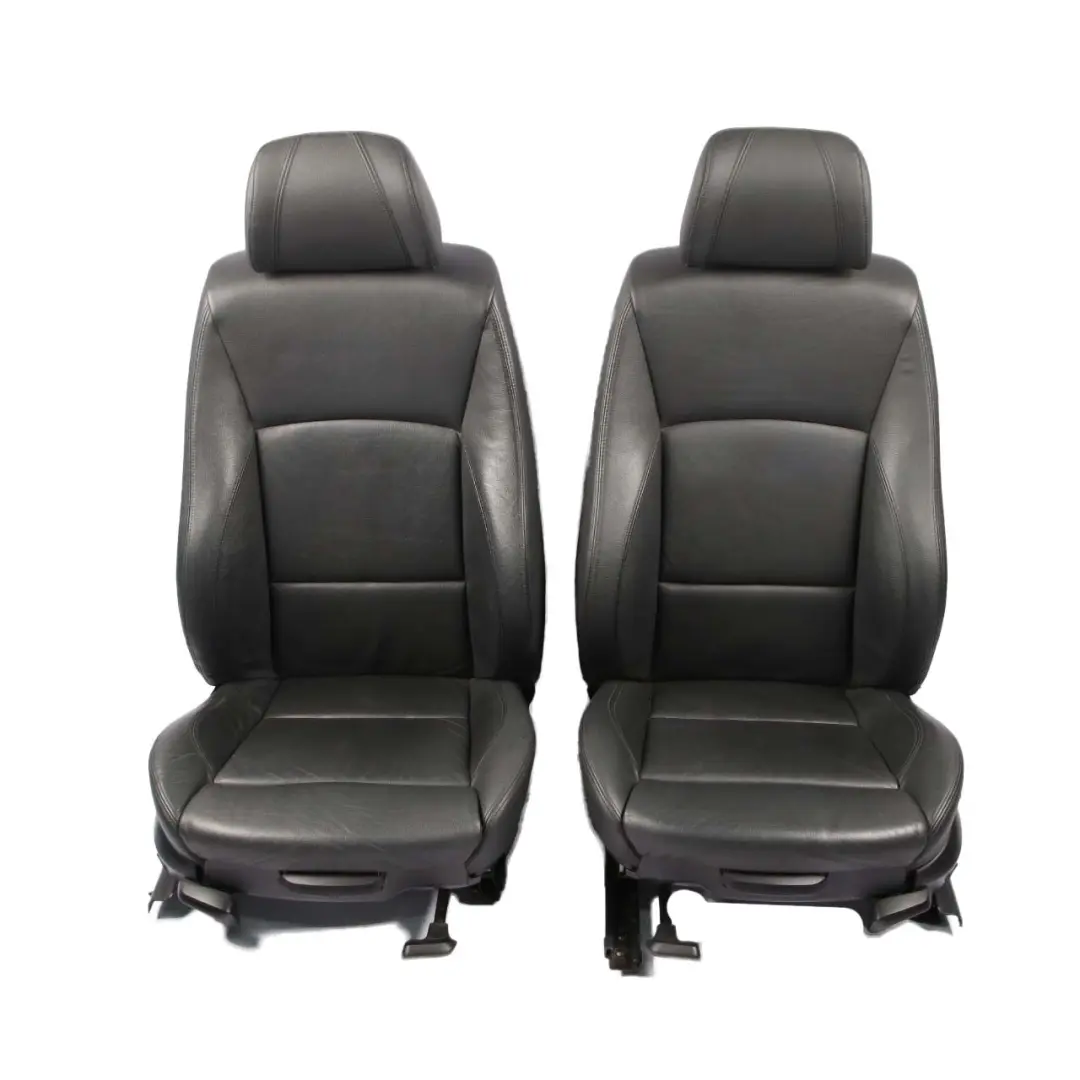 Leather Seats BMW E91 Touring Sport Black Front Rear Seat Door Cards