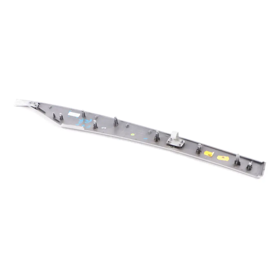 Door Trim BMW F07 Rear Door Card Right O/S Decorative Strip Satin Silver 9156542